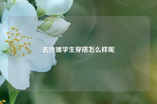 去沙滩学生穿搭怎么样呢