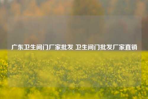 广东卫生间门厂家批发 卫生间门批发厂家直销