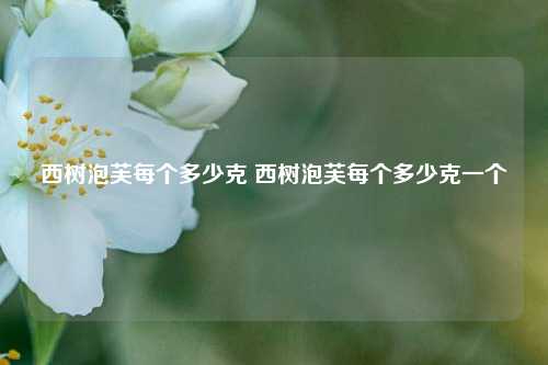 西树泡芙每个多少克 西树泡芙每个多少克一个