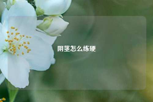 阴茎怎么练硬