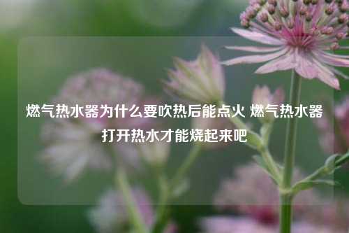 燃气热水器为什么要吹热后能点火 燃气热水器打开热水才能烧起来吧