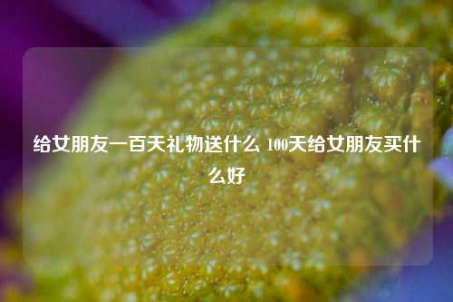 给女朋友一百天礼物送什么 100天给女朋友买什么好